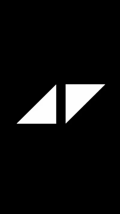 Logo d'Avicii sur fond noir