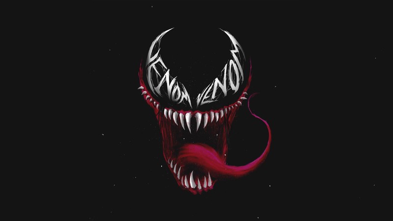 Обои venom hd на стене (искусство, реддит, работа)