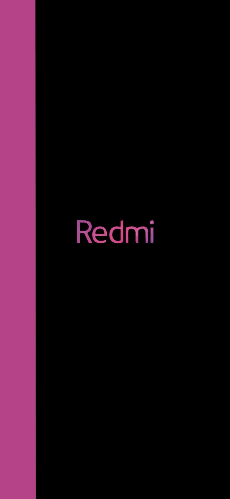 Крупный план мобильного телефона с логотипом redmi на нем (amoled, чёрный, край, hd, redmi)