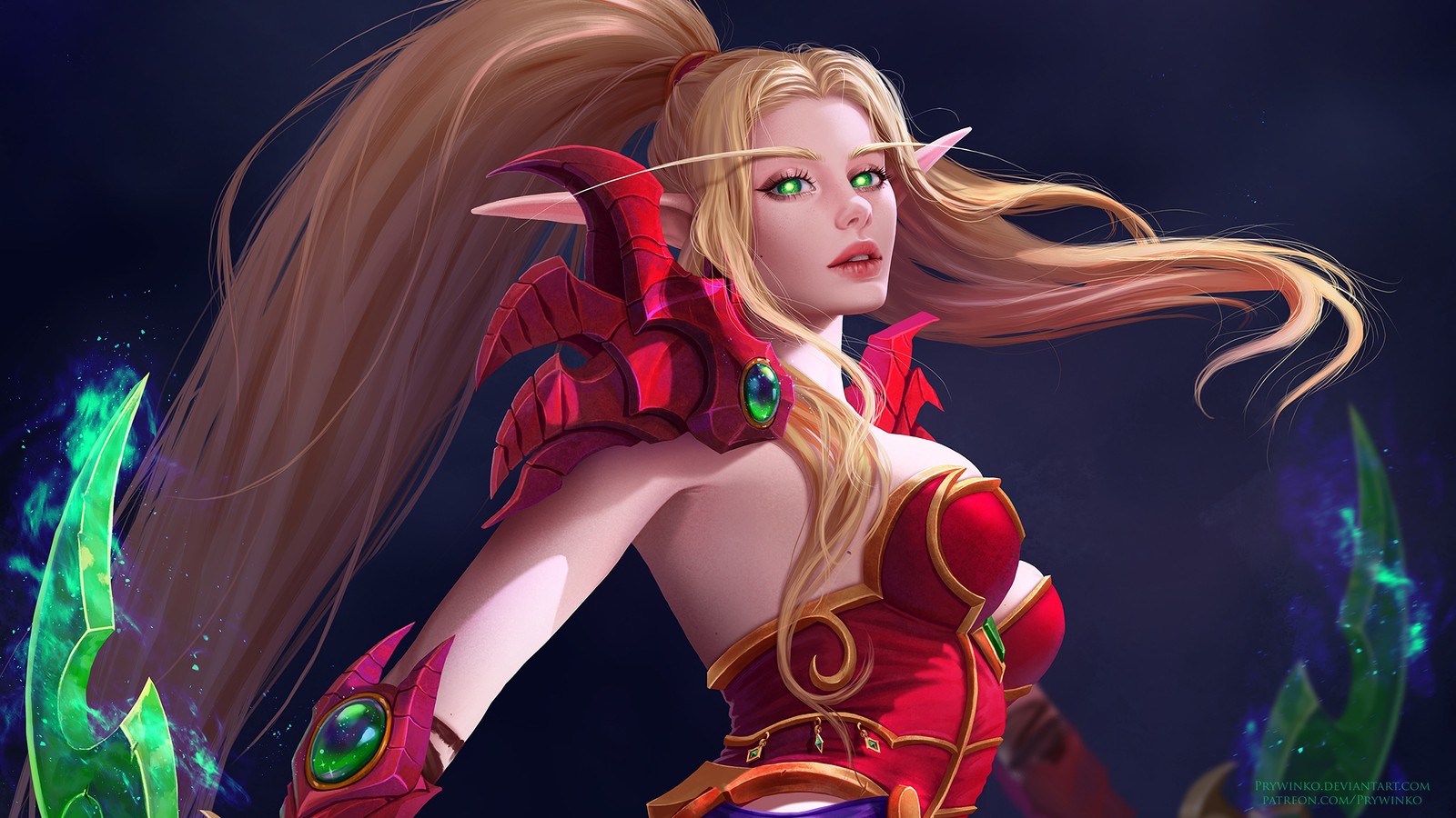 Lade valeera sanguinar, world of warcraft, videospiel, blut, elf Hintergrund herunter