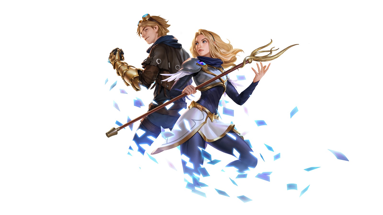 lux, ezreal, lol, league of legends, legends of runeterra wallpaper