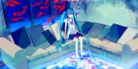 Hatsune Miku in a Dreamlike Underwater Scene