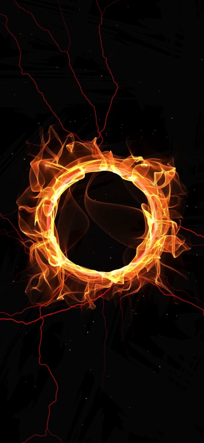 Circle of Flames: A Dance of Heat and Light