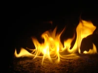 flame, fire, heat, campfire, bonfire wallpaper