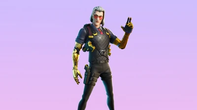 Fortnite Redux Skin: Conjunto de Guerrero Cibernético Elegante