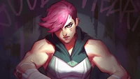 vi, arcane series, tv series, arcane, lol wallpaper