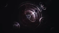 vortex, black hole, astronomy, dark background, universe wallpaper