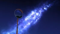 Die Sternennacht reflektieren: Eine von Anime inspirierte kosmische Sicht