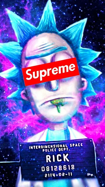 rick e morty, rick and morty, supreme