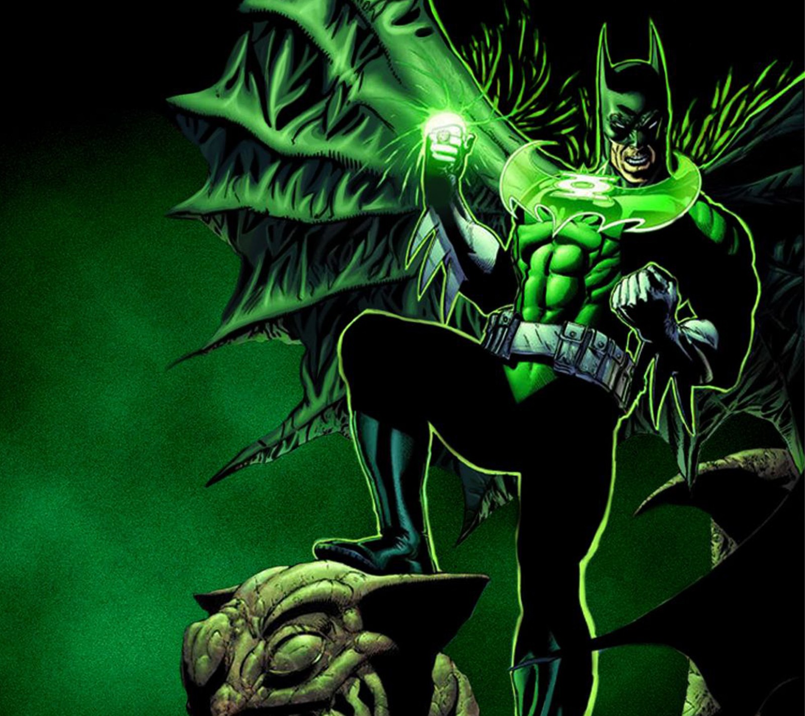 Batman and green lanterner by mark mc (batman, green, lantern)