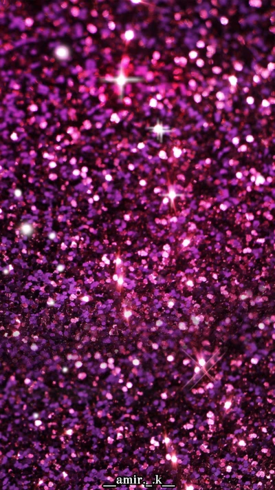 Sparkling Purple Galaxy Glitter