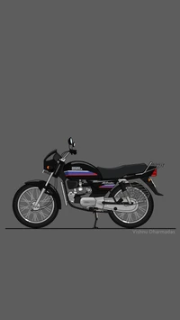 black, digital art, hero honda, indian, indian bike wallpaper