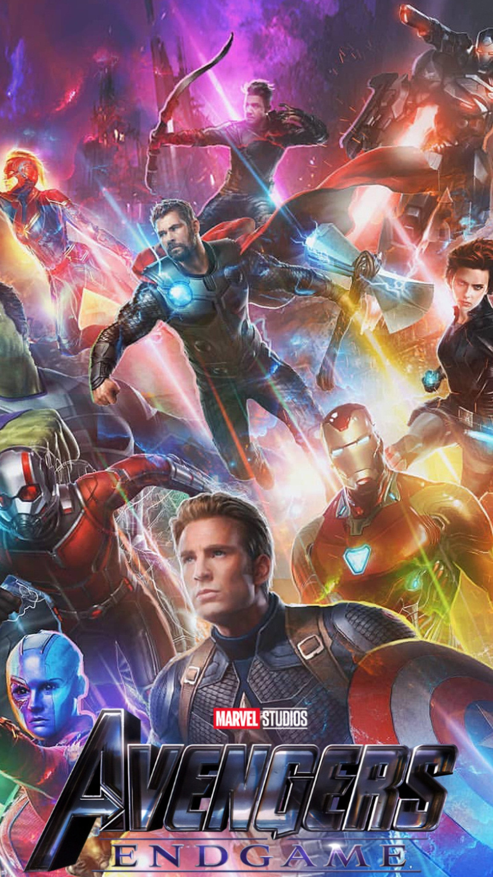 Affiche des avengers : endgame (avengers, fin de partie, endgame, capitaine, ironman)