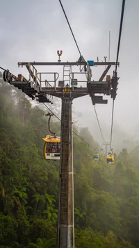 канатная дорога, genting, малайзия