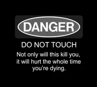 danger, funny, joke, phone, quote wallpaper