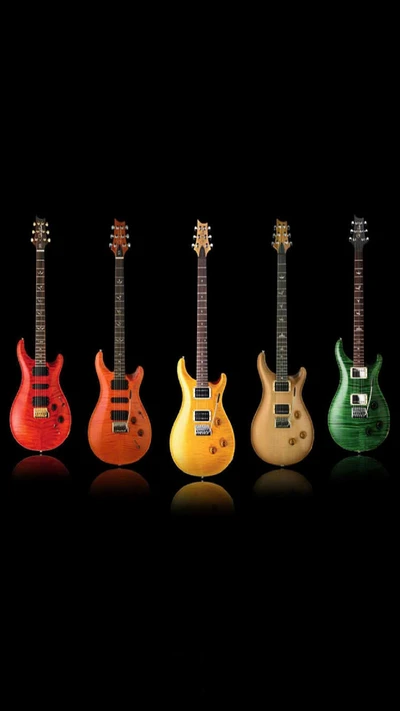 couleurs, guitares, musique