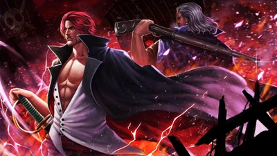 Shanks e Benn Beckman: Poder e Determinação em One Piece