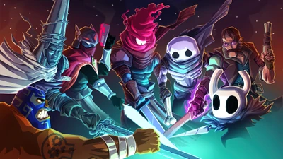 Crossover épico de heróis icônicos de jogos indie em uma batalha pela sobrevivência