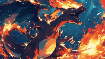 charizard, pokemon, anime