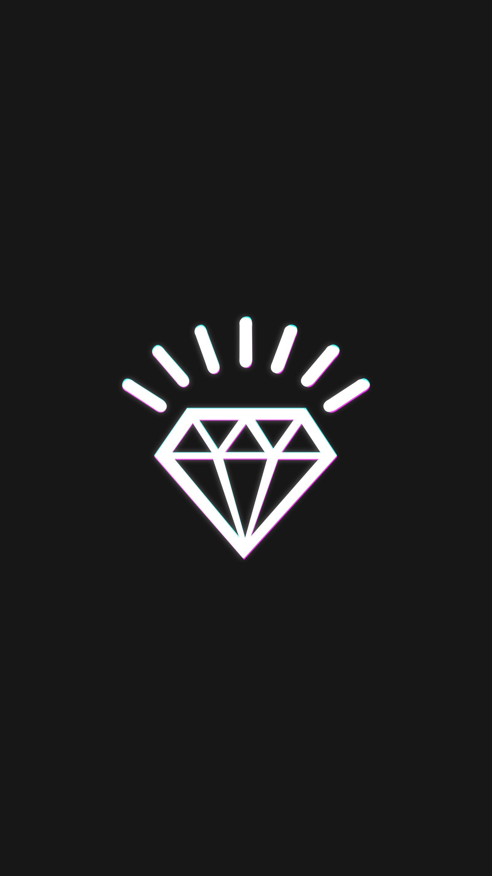 Nahaufnahme eines diamanten auf schwarzem hintergrund (logo, marke, dreieck, kreis, symbol)