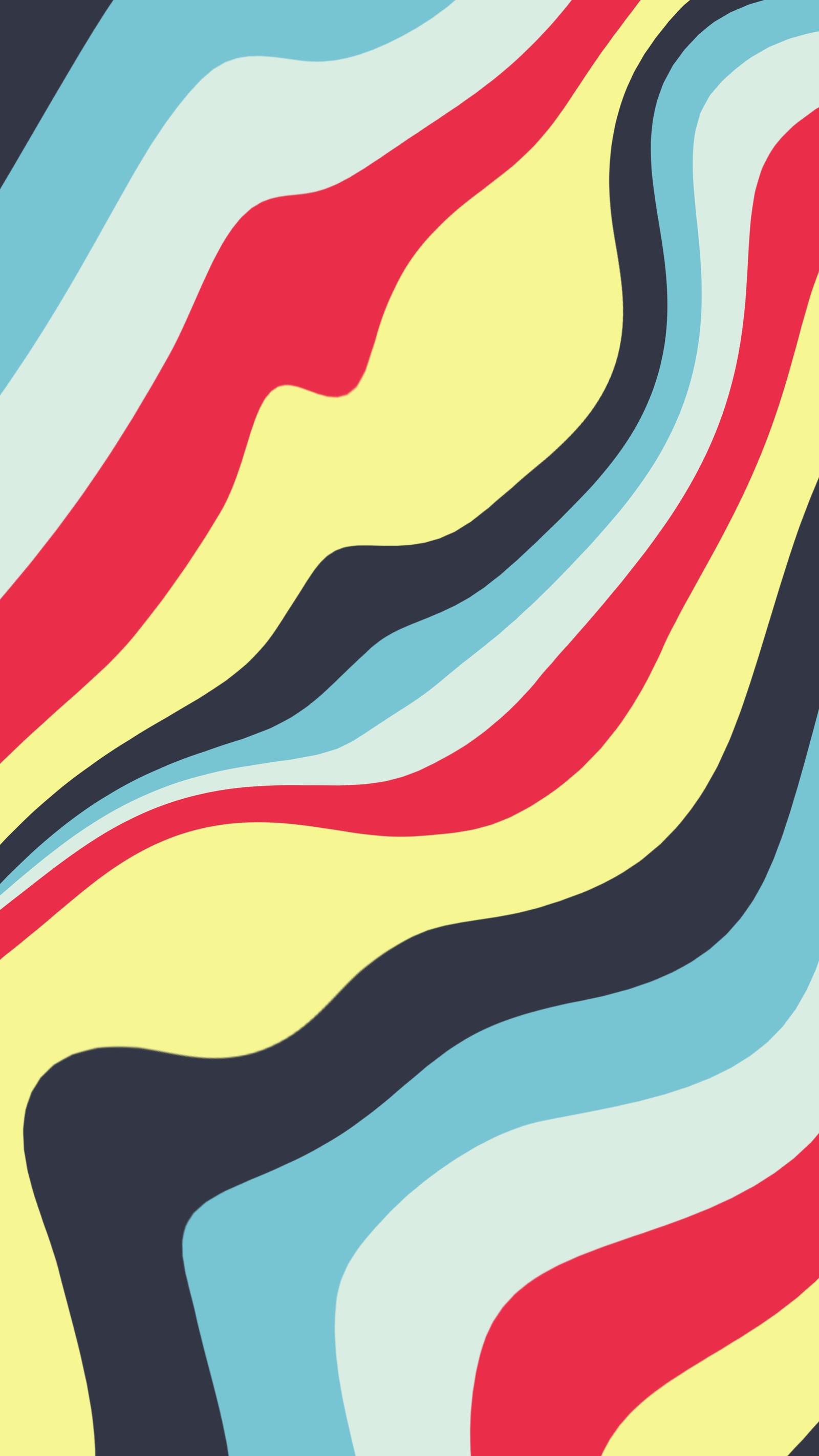 A close up of a colorful abstract background with wavy lines (pattern, graphic design, design, art, gesture)