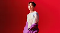 Baekhyun dans un portrait coloré pour l'album 'Candy