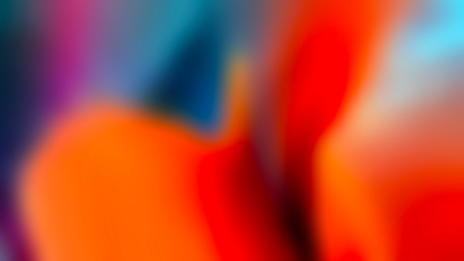 Abstract photograph of a close up of a red and blue object (blue, orange, red, colorfulness, yellow)