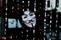 window, mask, graphics, human, guy fawkes mask