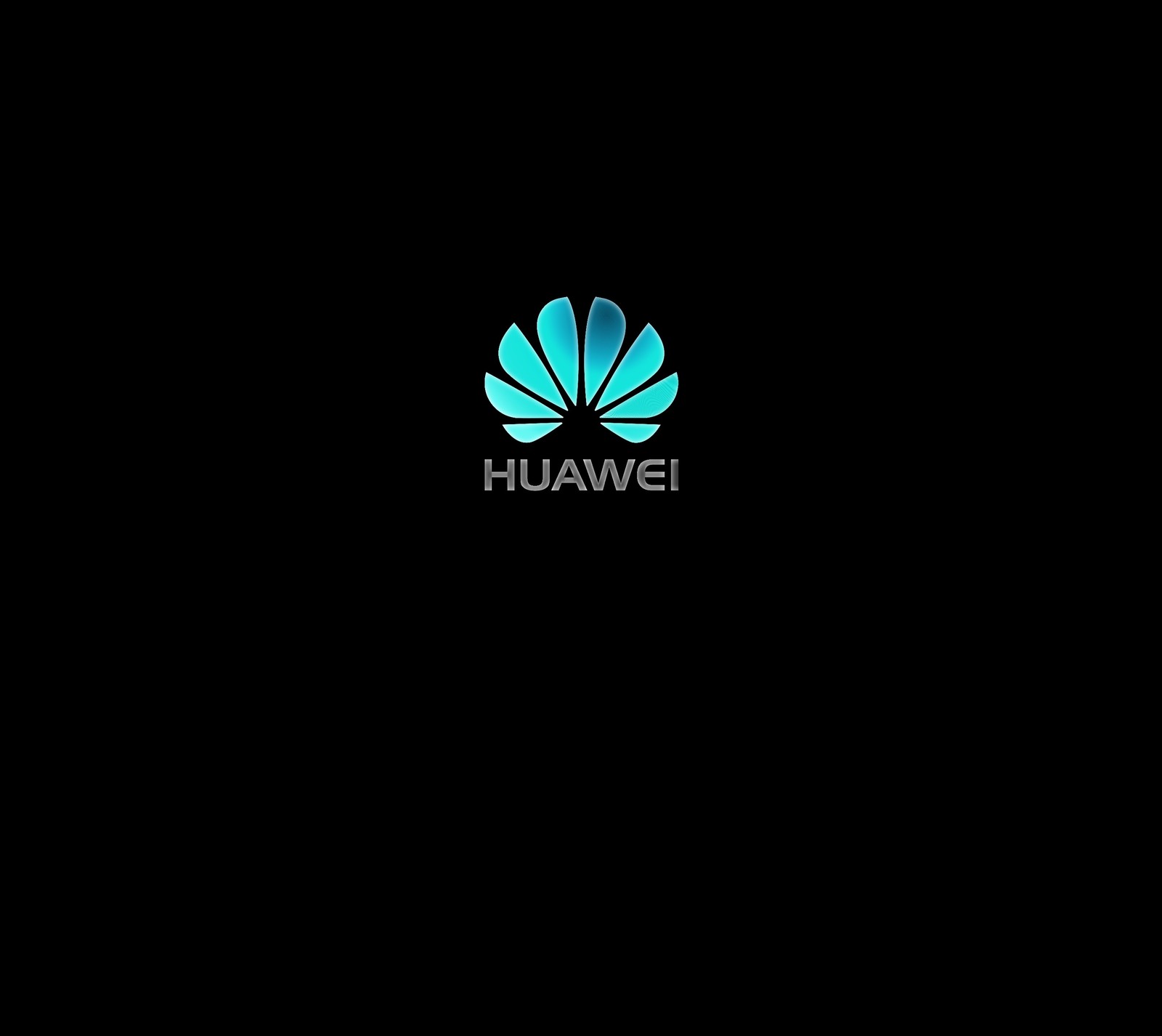 Скачать чёрный, huawei, логотип, обои бесплатно