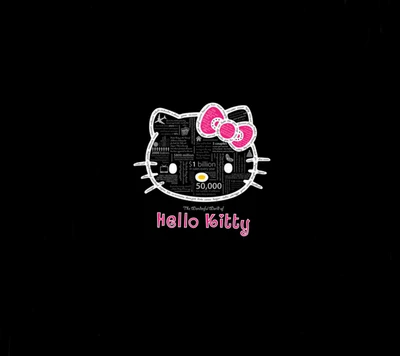 Design Hello Kitty avec des éléments financiers