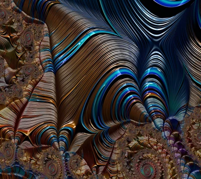 3d, abstrato, fractal