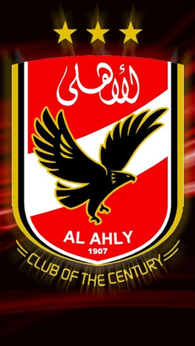 Emblema do Clube Al Ahly: A Águia do time mais bem-sucedido do Egito