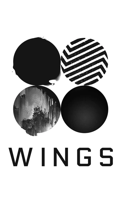 bts, couverture dalbum, coréen, kpop, ailes