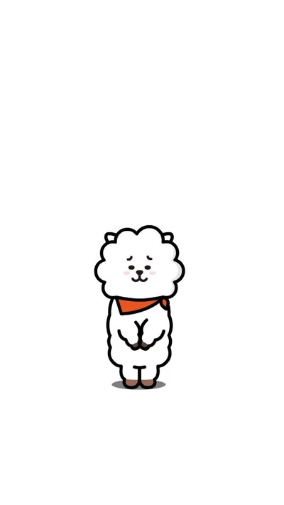 Personagem fofo RJ do BT21