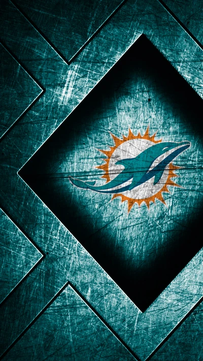 dauphins, football, vert, grunge, miami