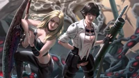 trish, lady, devil may cry 5, dmc 5, video game wallpaper