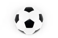 Ballon de football classique noir et blanc