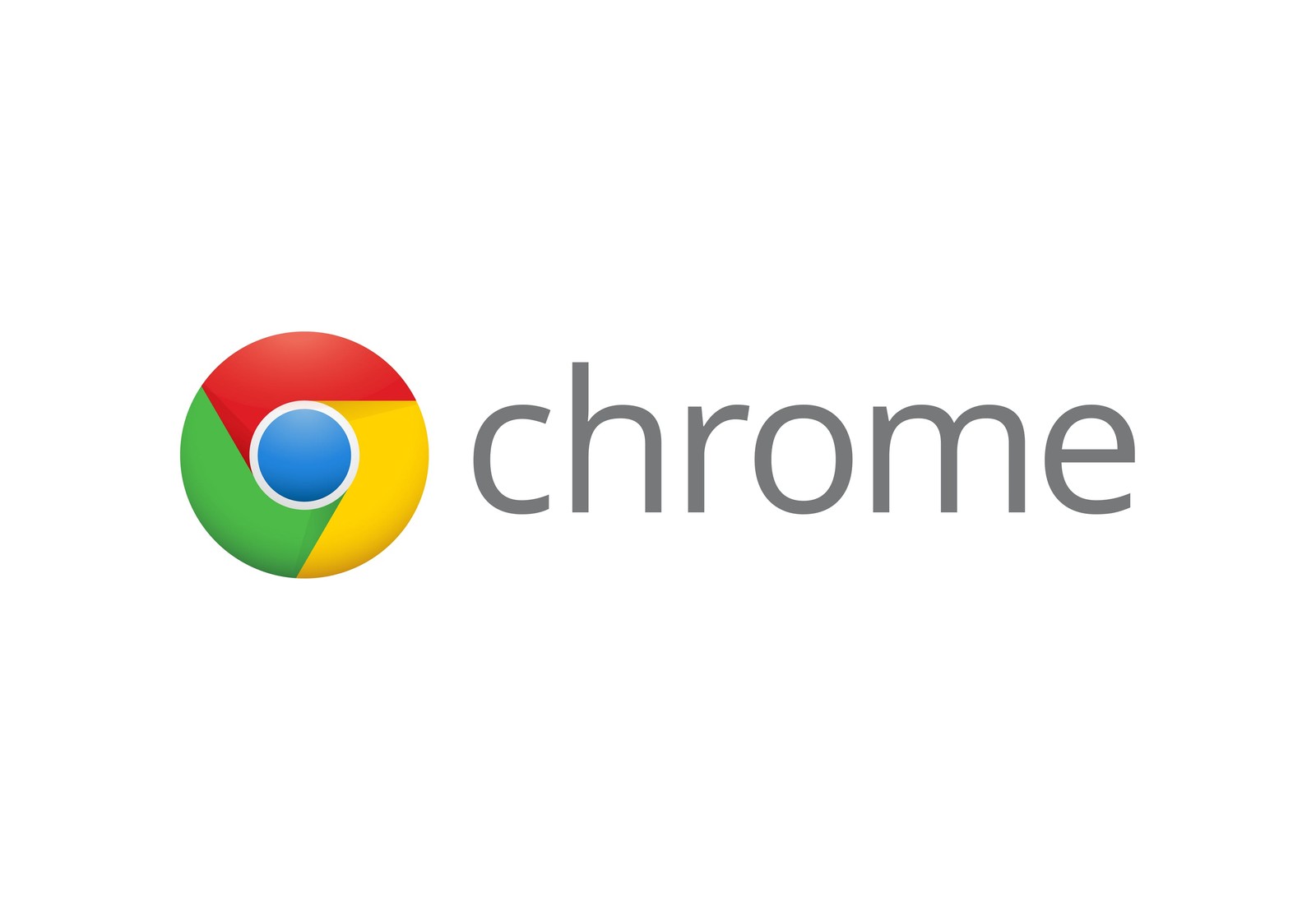 Weißer hintergrund mit dem google chrome-logo (google chrome, webbrowser, google, logo, text)