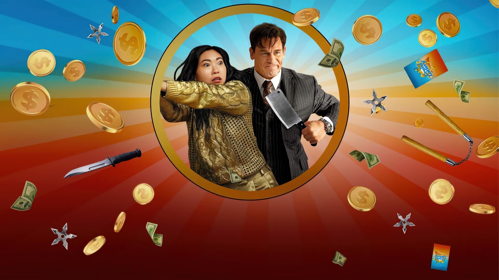 jackpot, awkwafina, john cena wallpaper