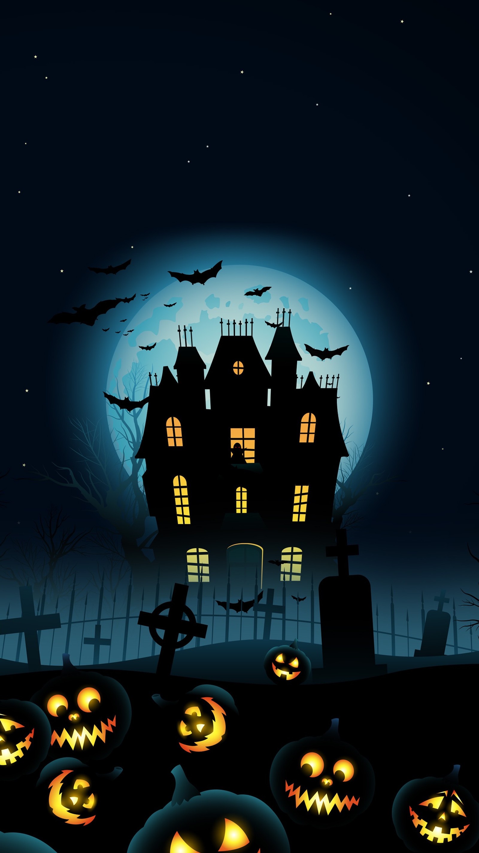 Descargar fondo de pantalla halloween, casa