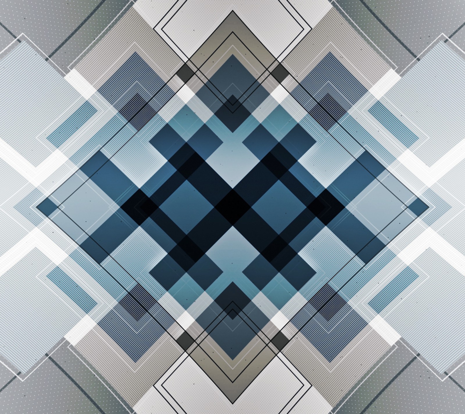 A close up of a plaid pattern with a blue and gray background (abstract, cool, design, hd, wallpaper)