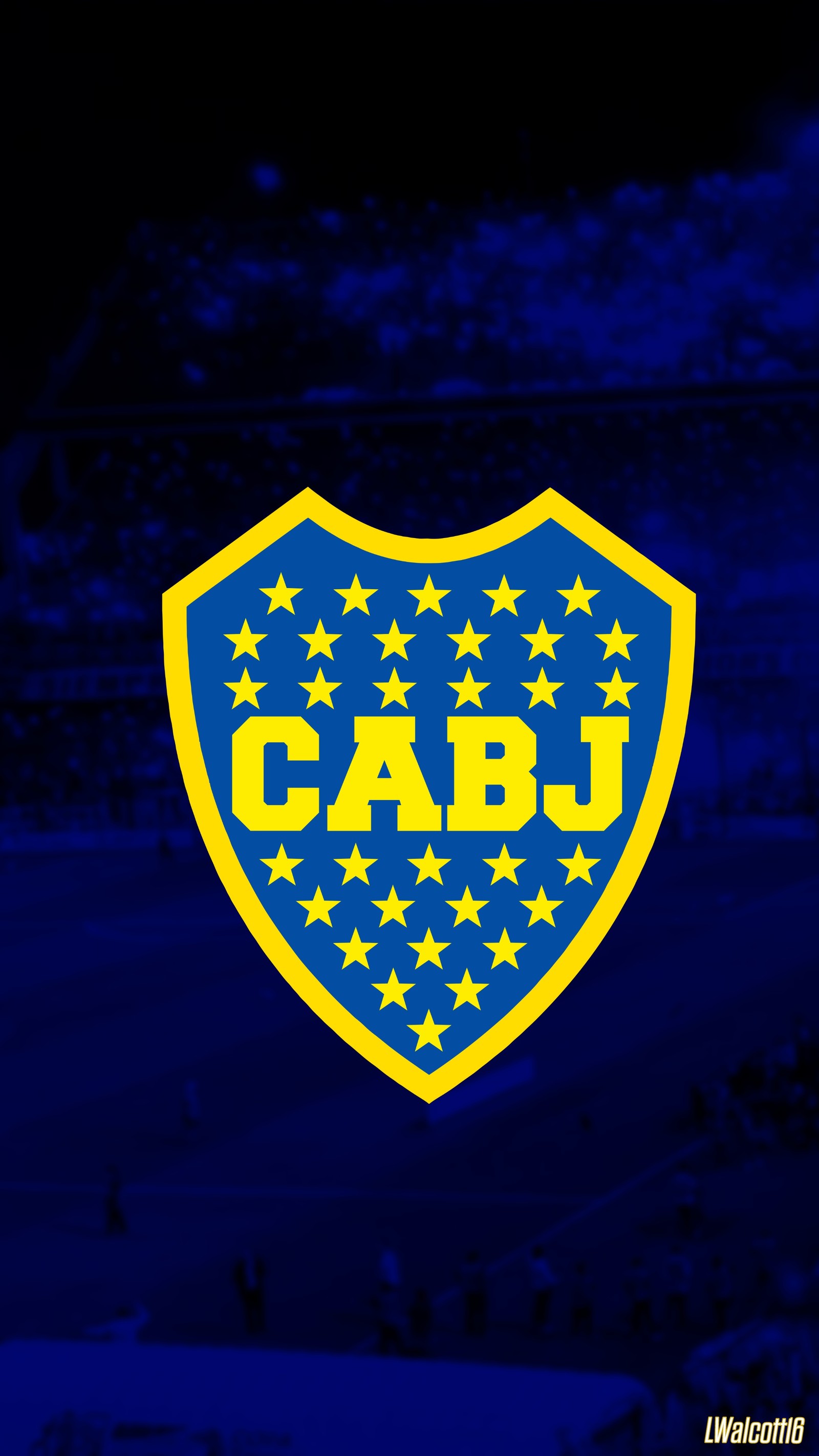 Um close de um logotipo de futebol em um fundo azul (américa, argentina, boca, clube, futebol)