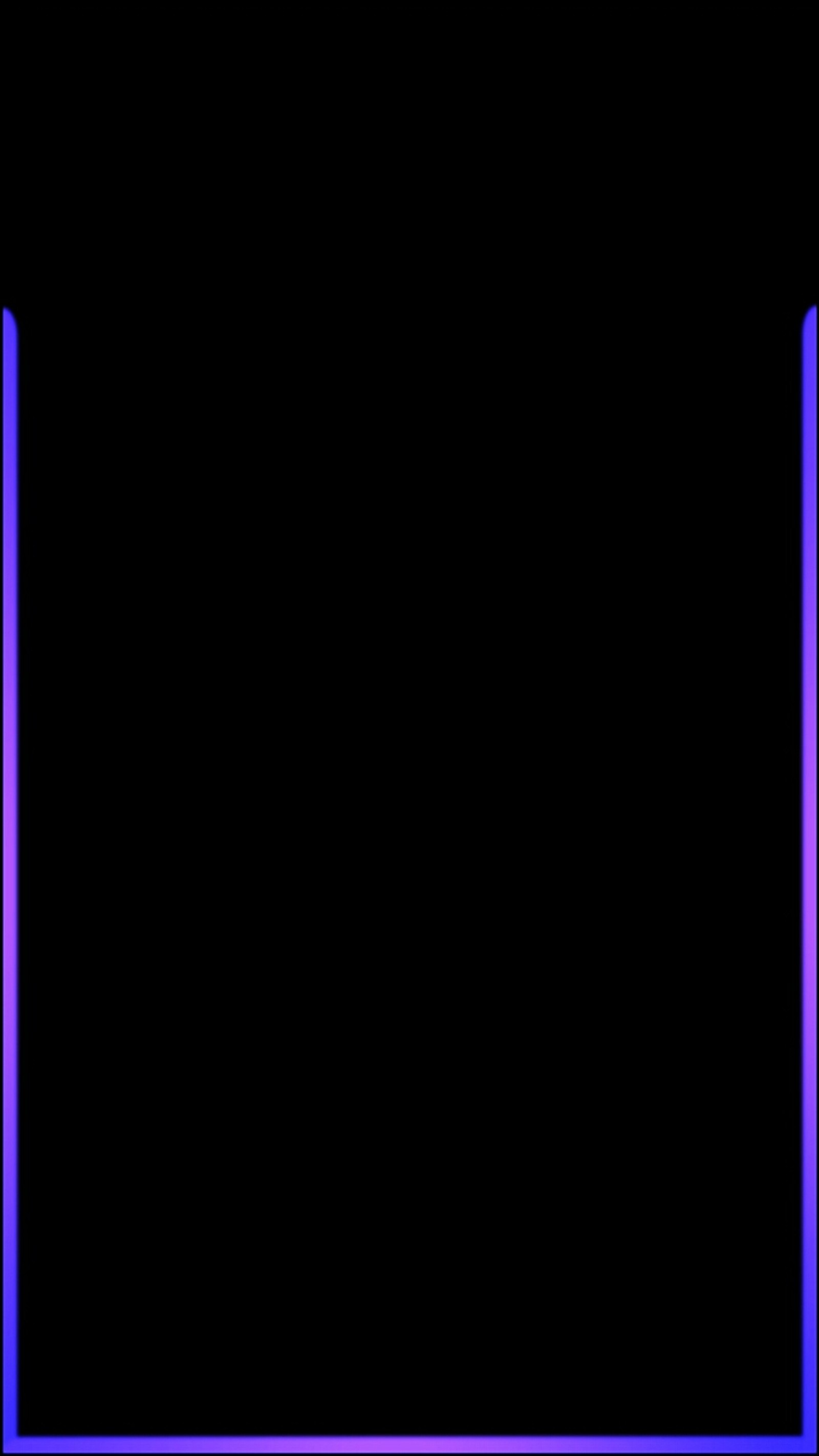 Un marco cuadrado morado y azul sobre un fondo negro (genial, druffix, galaxia, pantalla de inicio, púrpura)