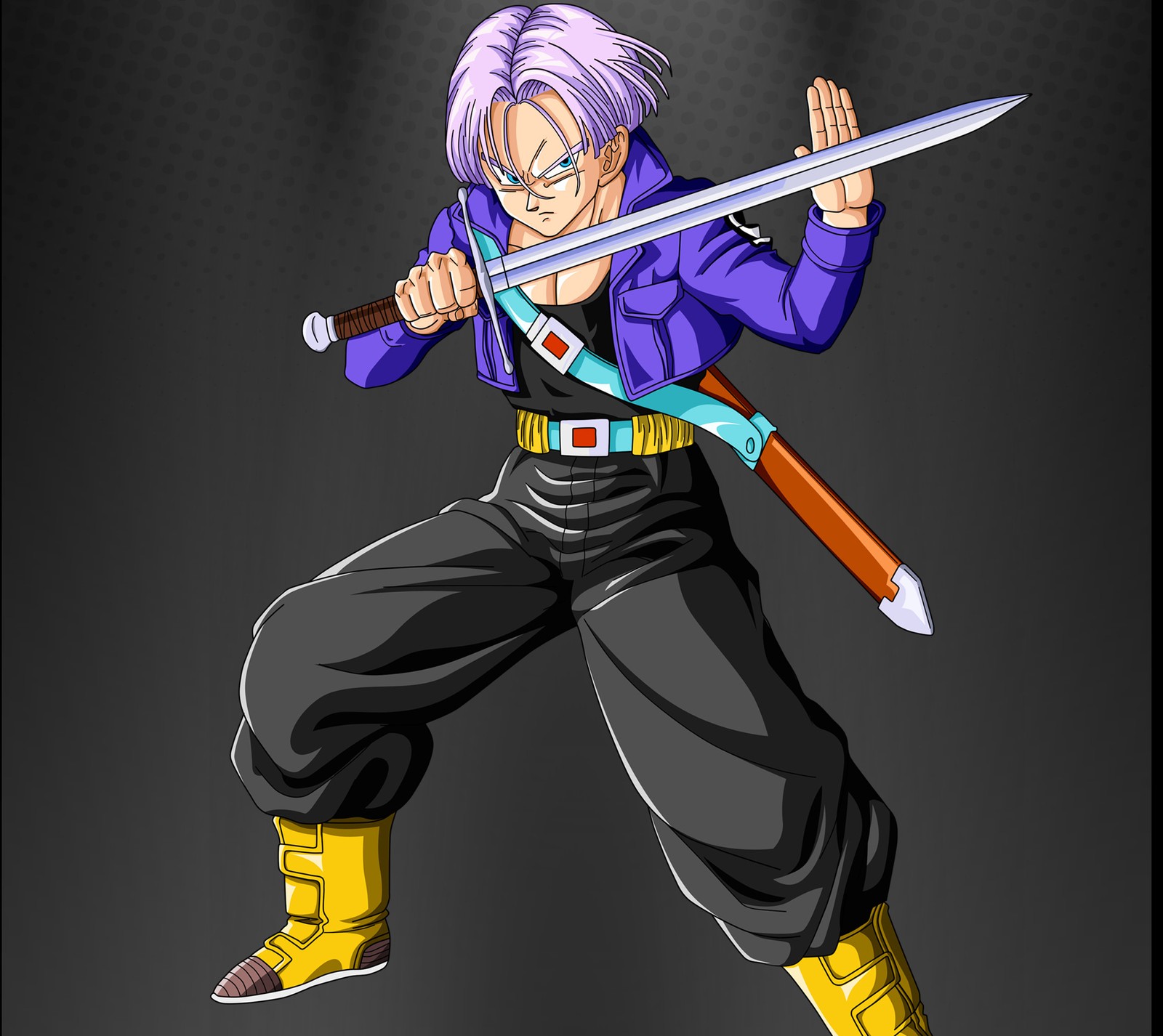 Baixar papel de parede anime, bola, dragão, futuro, trunks