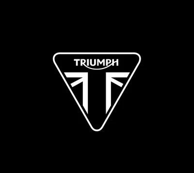 Logo de Triumph Motorcycles: Emblema triangular icónico