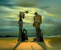 1935, dali, célèbre, peinture, salvador