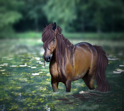 horse, wild