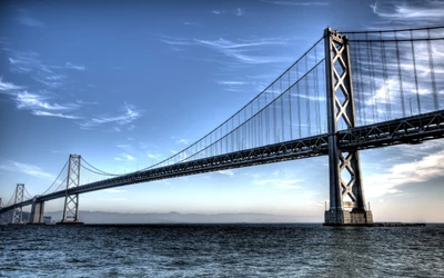 мост окленд бэй, oakland bay bridge, мост золотые ворота, golden gate bridge, мост