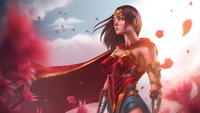 wonder woman, superhero, super hero, comics, dc comics wallpaper