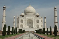 taj mahal, monument, landmark, historic site, wonders of the world